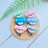 10PCS Bear Silicone Pacifier Clip DIY Baby Teething Teether Necklace Bead Tool Nurs Gift Round Heart Accessories 2