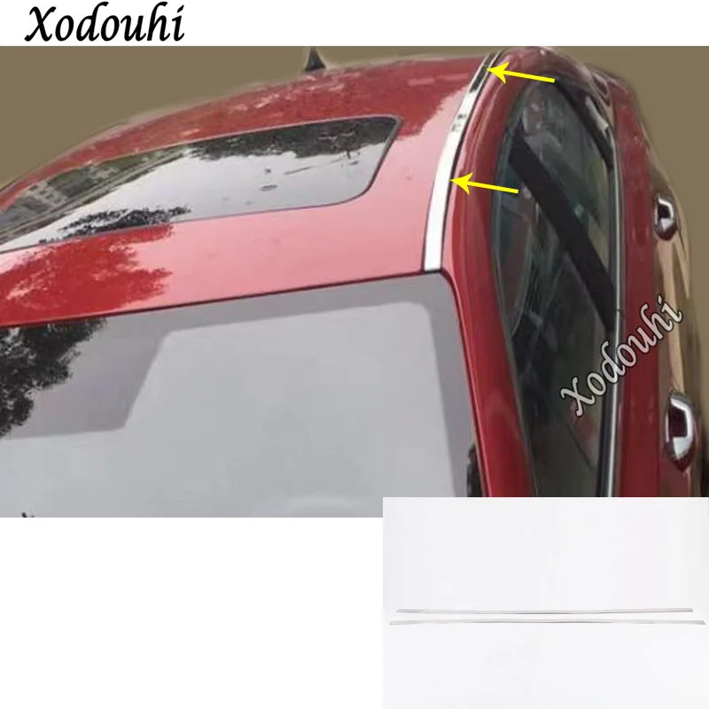 Наклейка для стайлинга автомобилей, наклейка на боковую крышку, накладка на крышу, декоративная рамка, 2 шт., для Kia K3 Forte Cerato