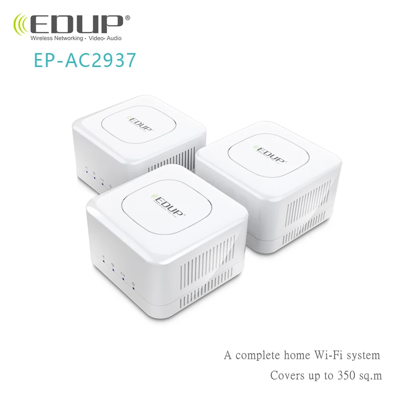Edup весь дом ячеистой WI-FI маршрутизатор 2 4 &amp Wi-Fi 5 ГГц высокой Скорость ядра