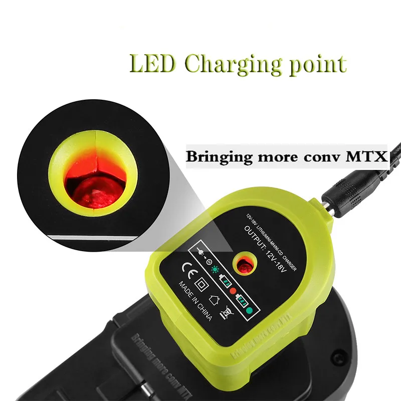 P119 Li-ion Ni-CD NI-MH Battery Charger For RYOBI 12V 14.4V 18V ONE+ ...