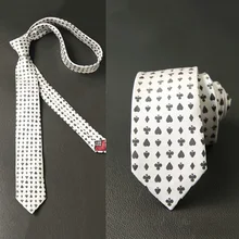 6cm zebra elefante poker jacquard masculino laços moda casual animal gravata magro pescoço gravata estreita poliéster masculino neckwear