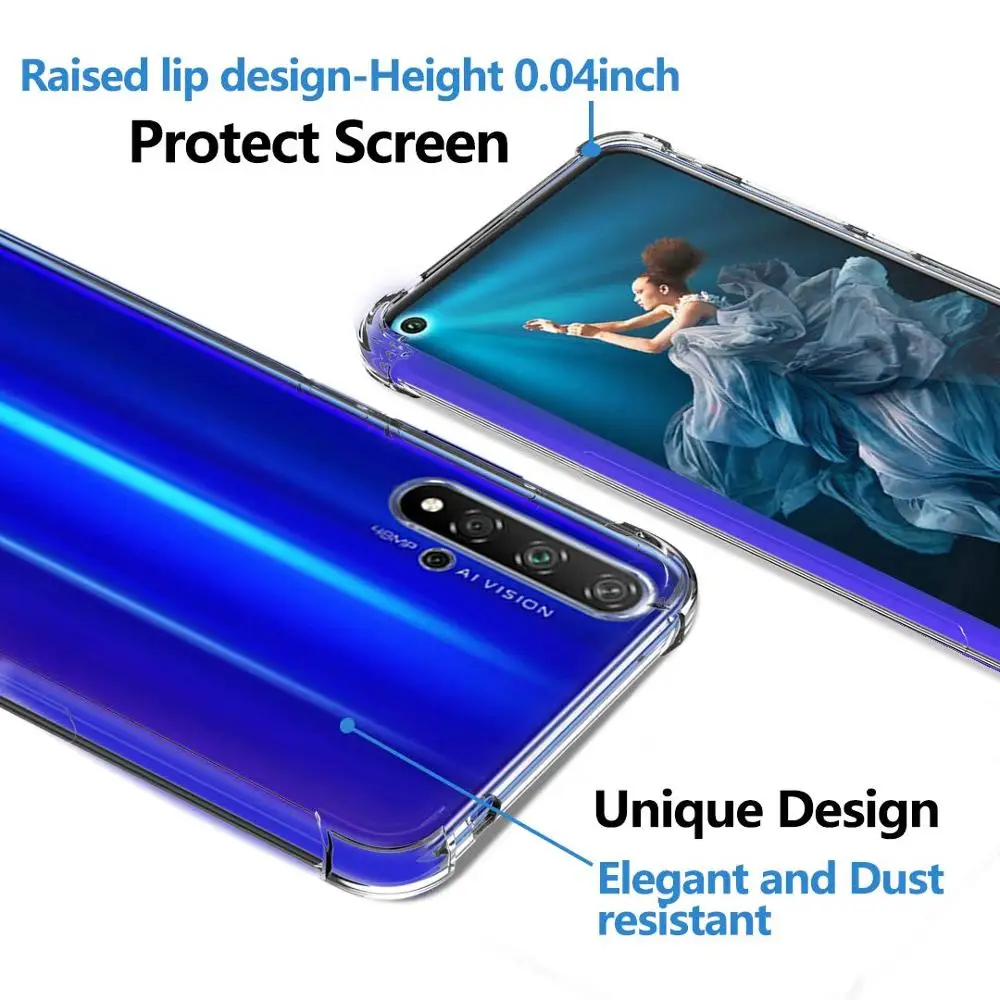 Ultra Clear Raised Corners Protective Soft Case
