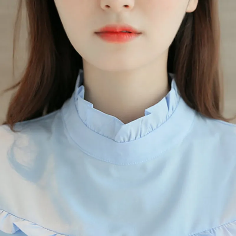 Women Chiffon Blouse Spring Summer Elegant O-Neck Ladies Office Shirts Korean Fashion Casual Slim Tops Solid Color