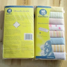 8 шт. детское полотенце для новорожденных Мочалка для купания кормления протрите Детский носовой платок лицо маленьких полотенец