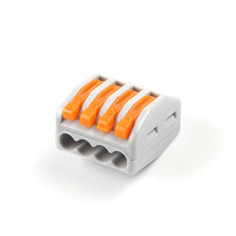100PCS Fast Universal Compact Wire Wiring Connectors PCT-214 222-414 Connector 4 Pin conductor terminal block lever fit
100PCS Fast Universal Compact Wire Wiring Connectors PCT-214 222-414 Connector 4 Pin conductor terminal block lever fit