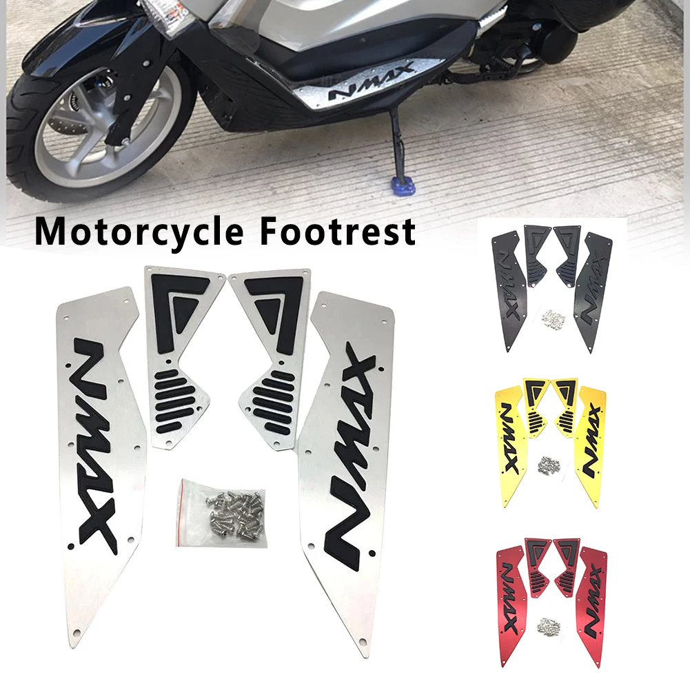 Подножка мотоцикла CNC передние модифицированные части педали пластины Autobike коврики подножки сзади алюминиевый сплав для Yamah Nmax 155