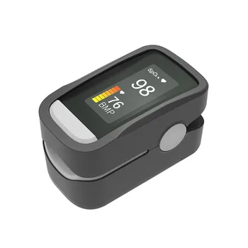 

Fingertip Pulse Oximeter Blood Pressure Oximetry Heart Rate Monitor SpO2 Oximetry Monitor (Black without Battery)