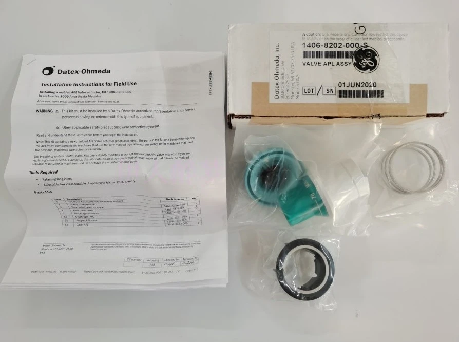 

G E ADatex-ohmeda APL valve for A estiva 7100 PN:1406-8202-000-S new original