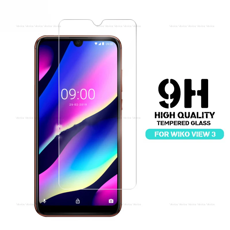 9H защитное закаленное стекло для Wiko View 3 Lite Pro Lenny 4 Plus 5 Robby 2 Sunny4 Jerry4 Y50 Y60 Y70 Y80 Защитная пленка для экрана