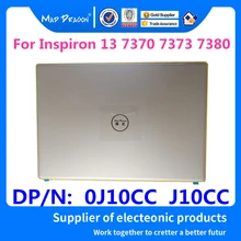 Новинка, задняя крышка для ноутбука с ЖК-экраном, верхняя крышка для экрана с ЖК-экраном, задняя верхняя крышка, серебристый корпус для Dell Inspiron 13 7370 7373 7380 0J10CC J10CC