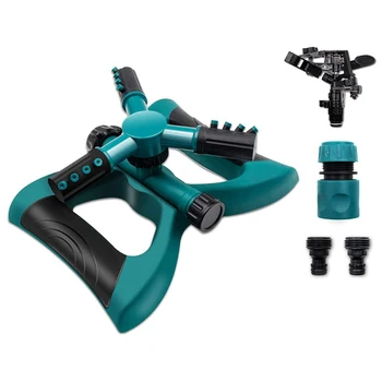 

Promotion! Lawn Sprinkler 3-Arm Sprayer Automatic 360 Rotation Sprinkler Outdoor Sprinkler for Lawn Irrigation System