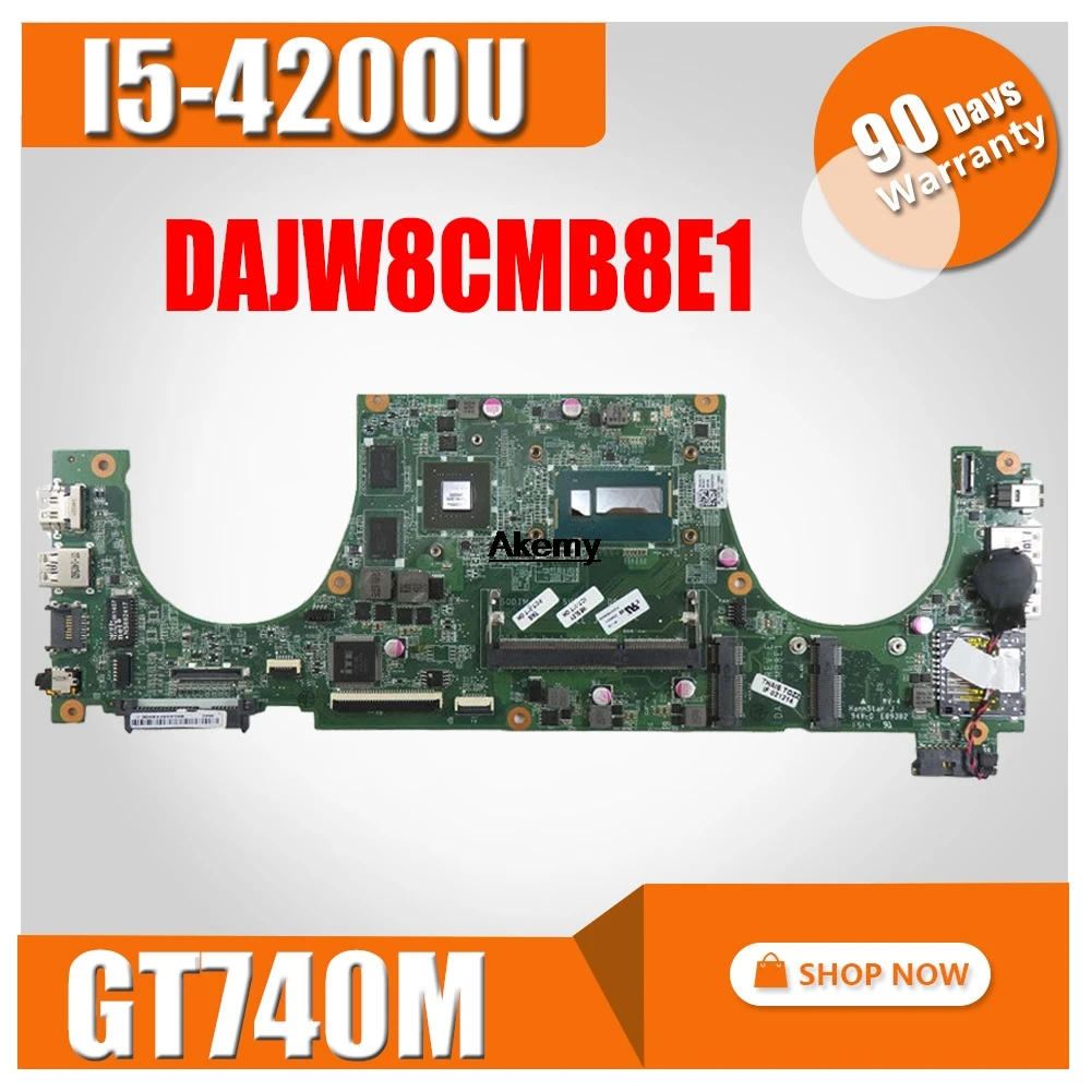 DAJW8CMB8E1 материнская плата для ноутбука Dell Vostro 5470 оригинальная материнская плата I5-4200U GT740M