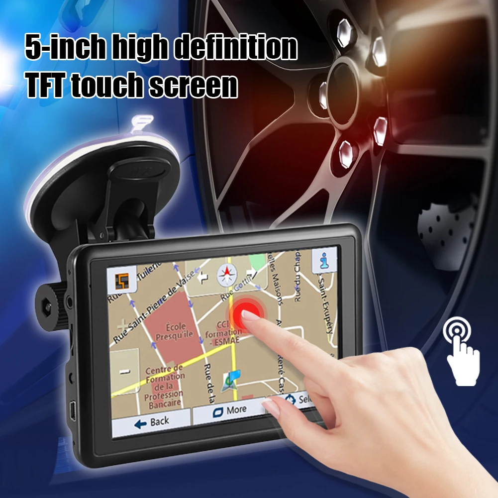 Многофункциональный 5-дюймовый GPS-навигатор 4 Гб TFT сенсорный экран HD GPS карты