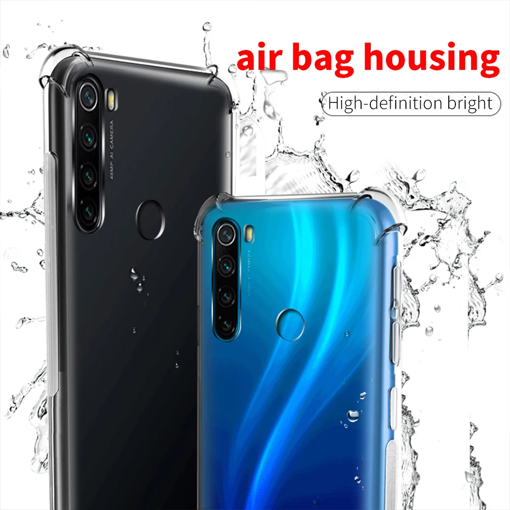 Чехол для телефона Airbag Ani-knock для Xiaomi Redmi Note7 Note8 Pro прозрачный противоударный чехол для Xiaomi Redmi K20 7A Note 8 7 Pro