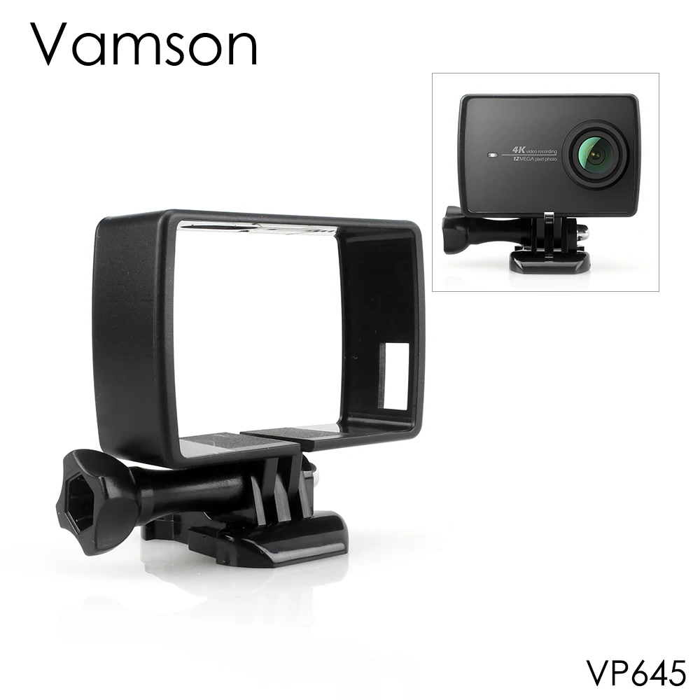 Боковое крепление Vamson для YI 4K защитный чехол-рамка экшн-камеры Xiaomi 2 с крепежным