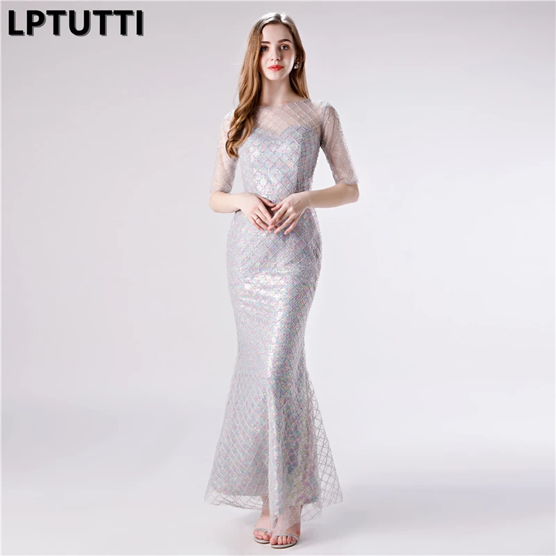 

LPTUTTI Beading Sequin New For Women Elegant Date Ceremony Party Prom Gown Formal Gala Events Luxury Long Evening Dresses