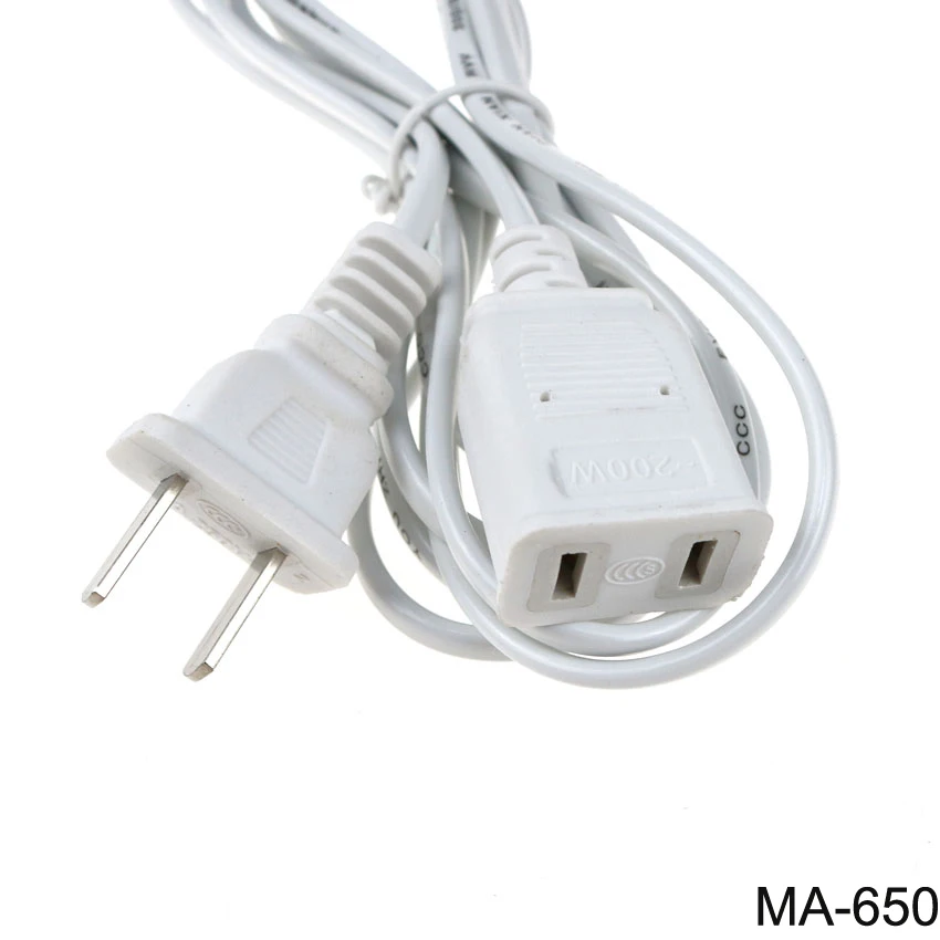 White LED Light String Extension Cord for Holiday and Home Decor