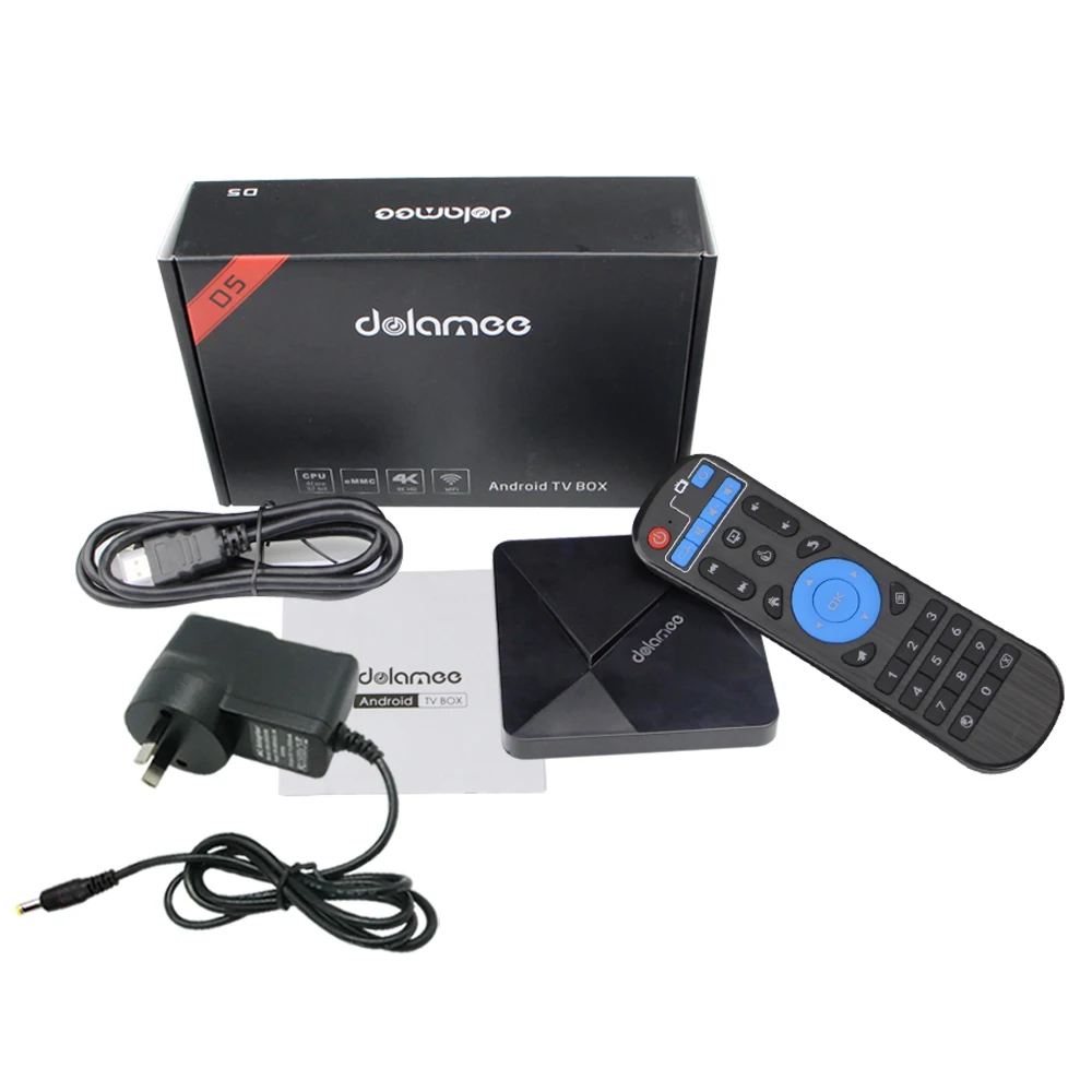 DOLAMEE D5 Rockchip RK3229 ТВ приставка Bluetooth V4.0 Android 2 ГБ 8 ГБ Wifi 2,4G поддержка 4K супер HD видео Google Play магазин Youtube