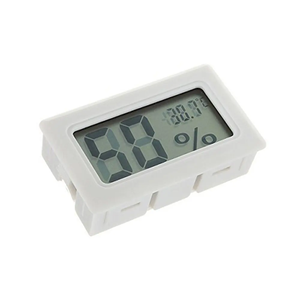 

Electronic Digital LCD Hygrometer Built-in Humidity Meter Tester Reptile Temperature Display Thermometer