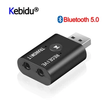 Мини Bluetooth передатчик приемник Bluetooth 5,0 аудио адаптер стерео AUX RCA USB 3,5 мм разъем для ТВ ПК автомобильный комплект беспроводной адаптер