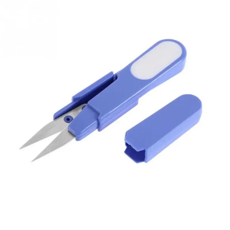 

JIGEECARP 2PC Carp Fishing Tools Metal Blade Ortable Plastic Handle Cross Stitch Fishing Scissors Cutter Fishing Tackle Tools