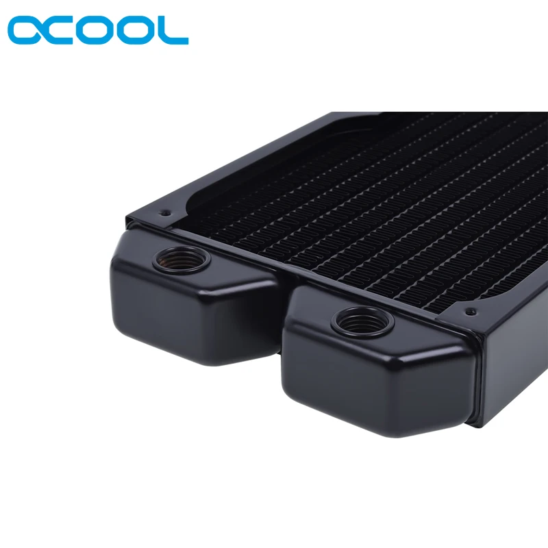 Alphacool NexXxoS 420 мм медный радиатор 30 мм Толщина 140 мм* 3 чехол для компьютера hestsink 14 см вентилятор водяного охлаждения радиаторы