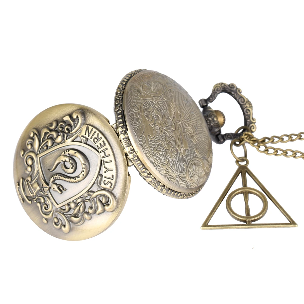 Тематическое ожерелье из бронзы с подвеской Гарри Хогвартс колледж Слизерин уникальные рождественские подарки для мужчин и взрослых reloj +