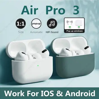 

Airs Pro 3 Bluetooth Wireless Headset 1:1 TWS Smart Pop-up Wireless Bluetooth Headset For Smartphones with Touch Function