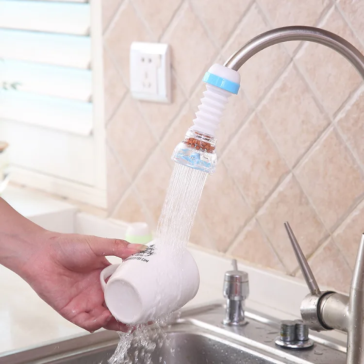 Water Saver Can Telescopic Tap Water Filter Kitchen Bathroom Accessories Sprinkler Filter Faucet Extender Head