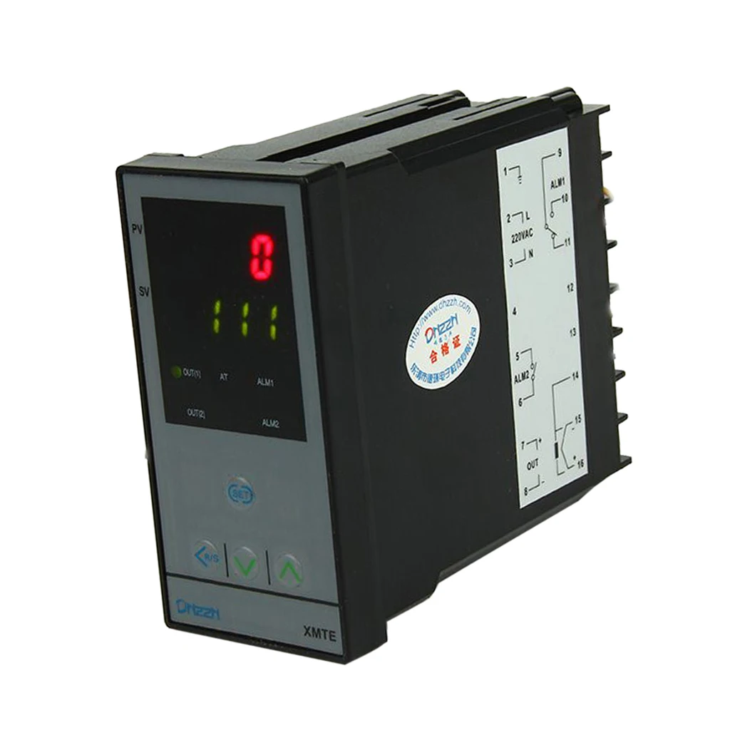 AC220V двойной цифровой F/C PID контроллер температуры термопары XMTE-6413102