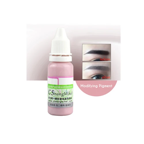 Modifying Pigment Чернила татуировки руководство Краски пигменты для микроблейдинг татуаж тату глаз бровей губ 15 мл косметический Цвет краска для микроблейдинга краска для татуажа бровей пигменты для перманентного макияжа тату краска - Цвет: Modifying Pigment