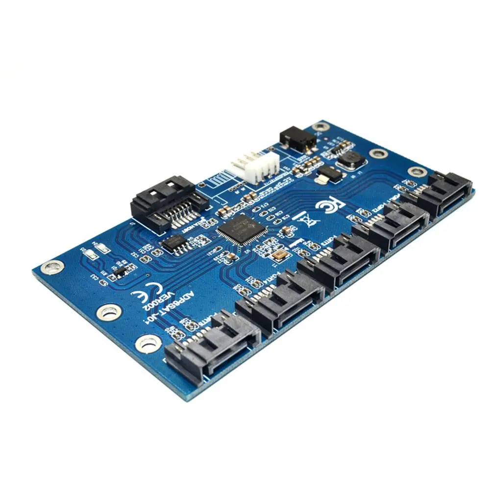 Адаптер Sata 1-5 портовый конвертер разветвитель порта Sata Riser концентратор карт Sata Расширение Sata карты