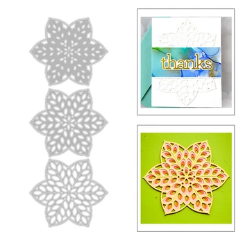 

3D Layered Flower Kaleidoscop 2020 New Metal Cutting Dies Stencil For DIY Scrapbooking Album Decorative Embossing Craft Dies Cut