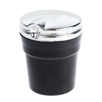 

Car Ashtray With Led Light Cigarette Smoke Travel Remover Ashtray Car Smokeless Smoke Cup Holder Auto Accessories