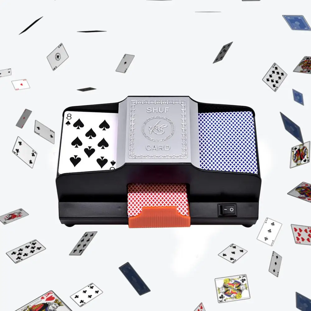 Настольная игра, профессиональная карточная машина для перемешивания, высокоскоростная автоматическая пластиковая машина для игры в карточные игры