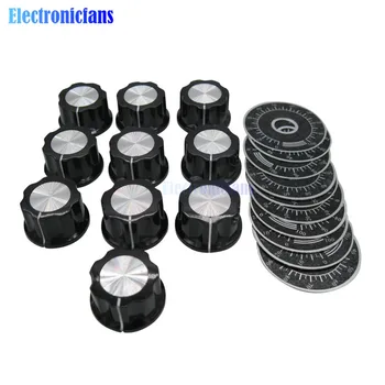 

10pcs/lot MF-A03 6MM Potentiometer knob switch hat RV24YN20S RV30YN20S WX112 WX050 WTH118 WH118 WX111 WX030 WX110 WX010