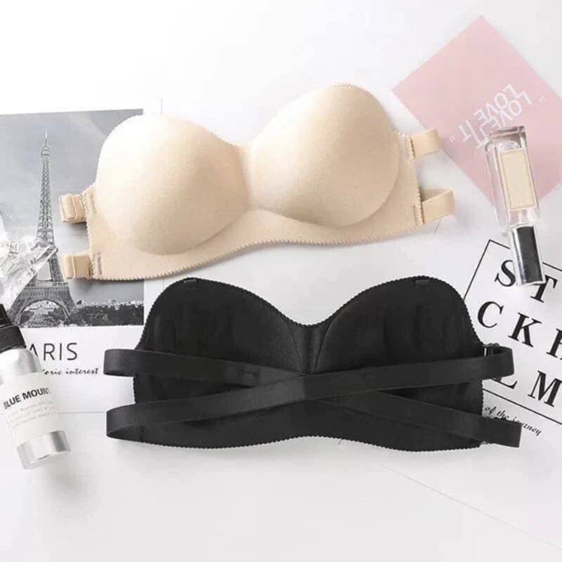 

Women Bra Breathable Push UP Bras Seamless Wire Free Solid Lingerie Invisible