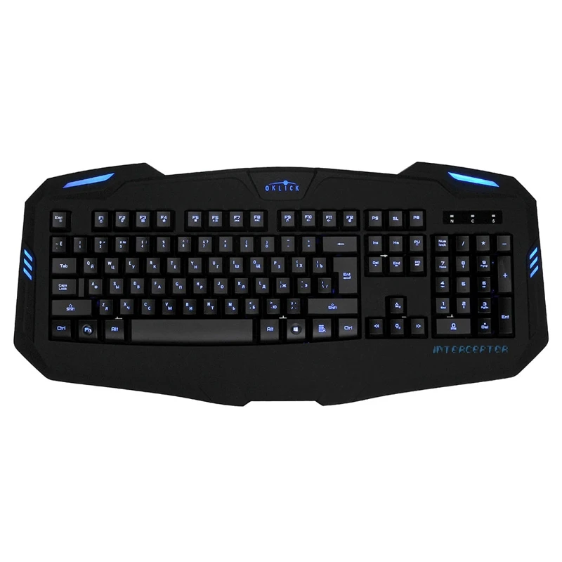 Клавиатура OKLICK 730G INTERCEPTOR, черный