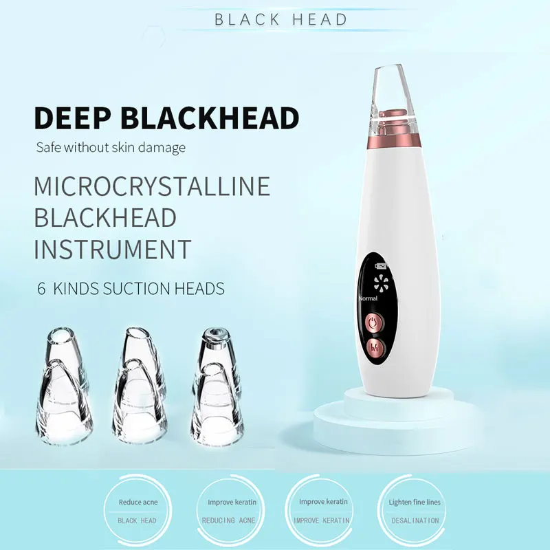 Blackhead Remover T Zone Pore Acne Pimple Removal Face Deep Nose Vacuum Suction Face Diamond Beauty Clean Skin Tool