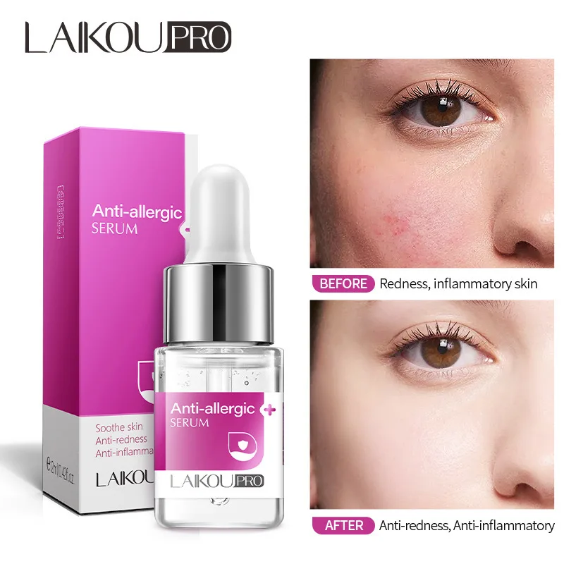LAIKOU Anti-Allergic Facial Whitening Serum Improve Redness Soothe Skin Moisturize Repair Damage Hydrating Brightening Dullness | Красота и