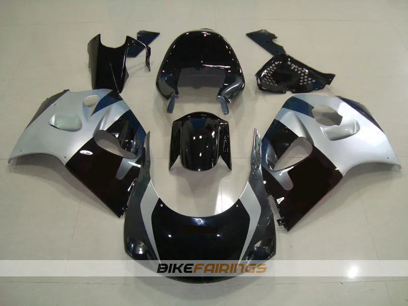 ABS мотоцикл Обтекатели подходит для suzuki SRAD gsxr600 gsxr750 1996-2000 96 97 98 99 ABS пластик Cowlings комплект серебряный черный