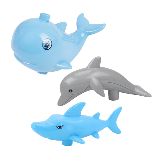 Zoo Animals Series Set Big Size Building Blocks Assemble Accessories Cute Birds Beasts Elephant Tiger Bricks Education Toys Kids Three fish