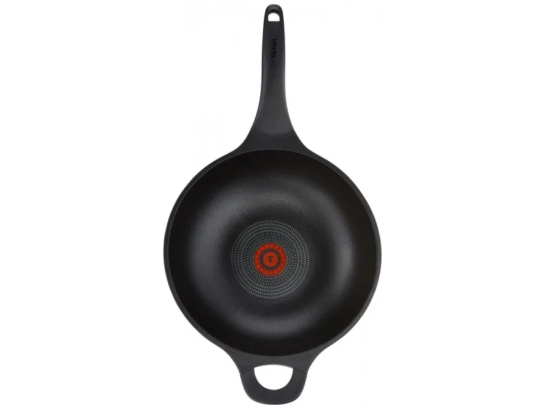 Сковорода вок (wok) tefal supreme gusto h1181974 круглая ручка несъемная (без крышки) черный