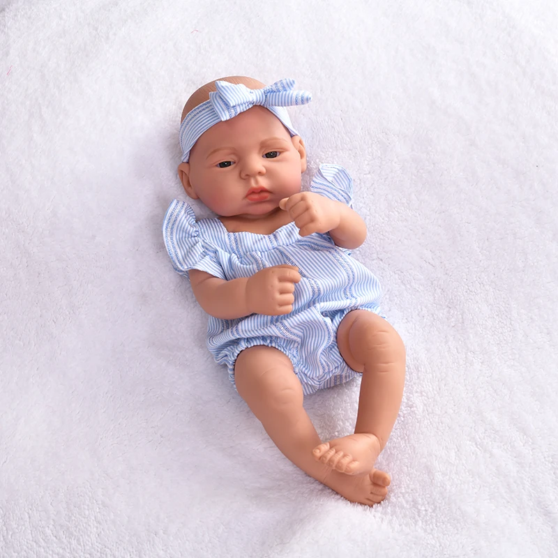 45 см куклы Reborn Детские черные африканские Куклы Игрушки для девочек настоящие