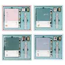 Kawaii список дневник Тетрадь Справочник планировщик канцелярские наборы с лента Линейка студент дневник, записная книжка записка книга