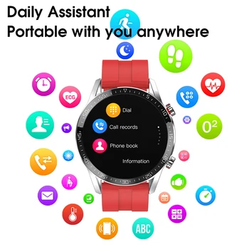 

L13 Smart Watch Men ECG+PPG Heart Rate IP68 Waterproof Bluetooth Call Smartwatch For All smartphone