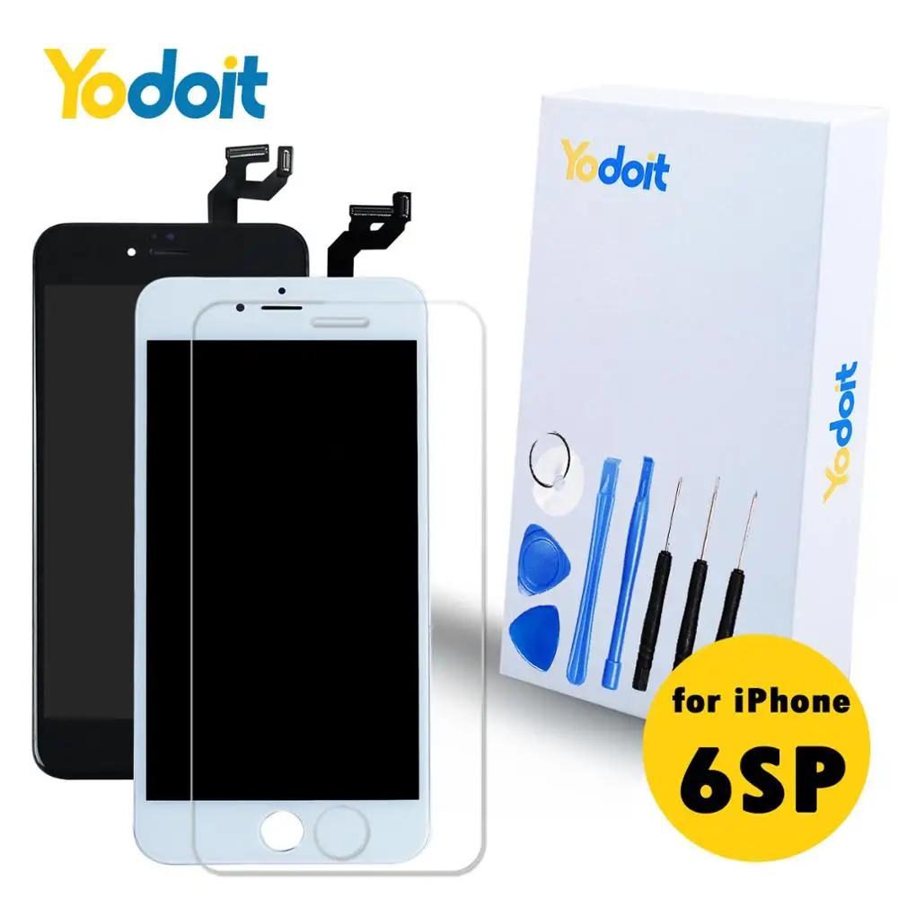 

For iPhone 6S Plus Screen Replacement 3D Touch Button Front Camera Assembly For iPhone 6SP LCD Screen Touch Digitizer+Tools