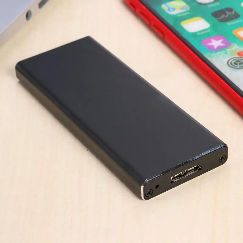 Мини HDD корпус USB 3,0 к NGFF адаптер для жесткого диска корпус из алюминиевого сплава внешний жесткий диск Корпус HDD Enclousre для ноутбука