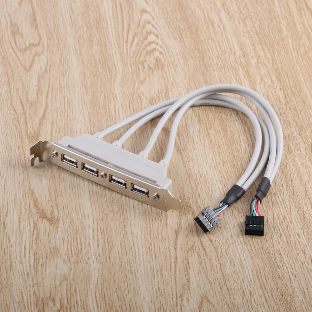 Высококачественная материнская плата для ПК с 4 портами USB 2 0 хаб 9 контактным