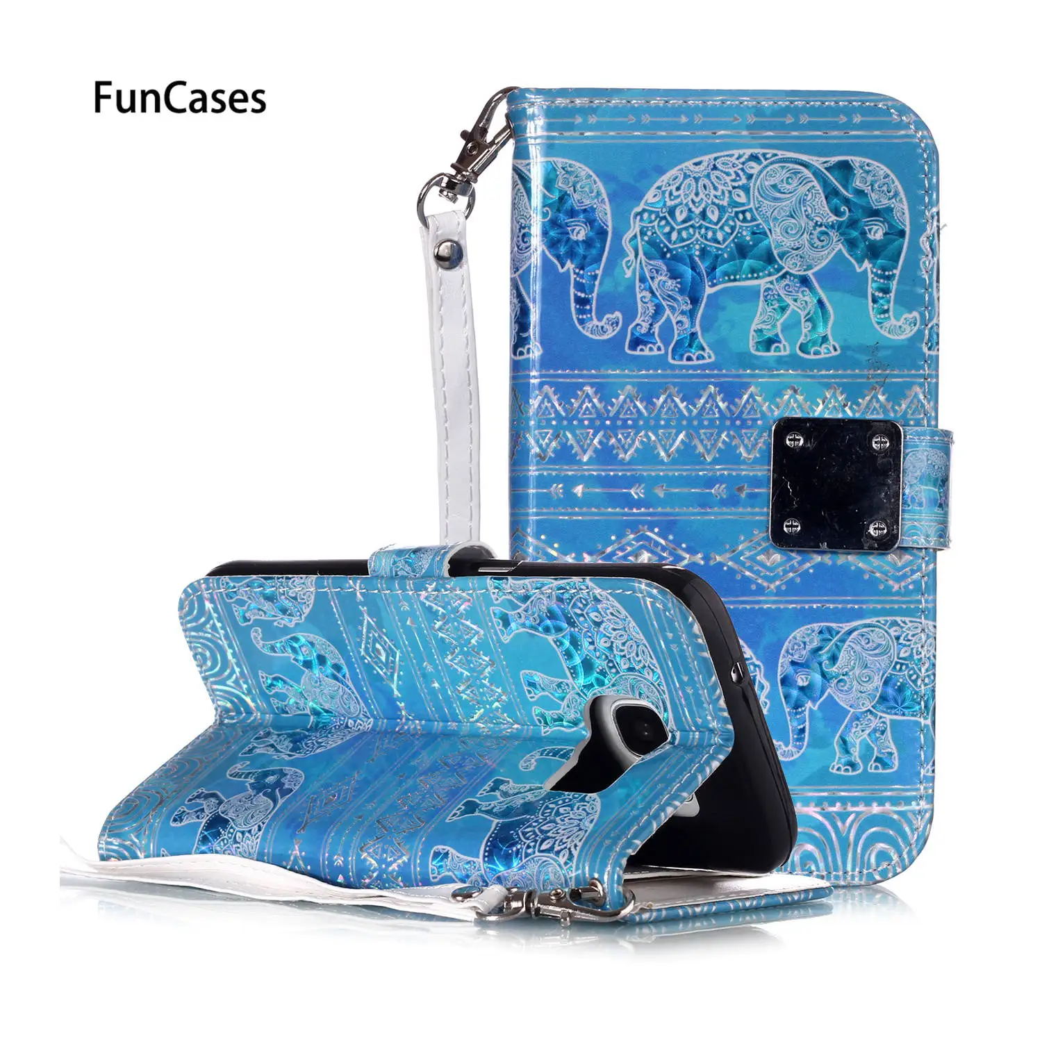 Pattern Case For telefon Samsung S10 Lite J530 S9 Note 10 Book Case Carcaso Samsung phone case S7 S6 Edge 8 Plus J6 J330 9 S8 J4